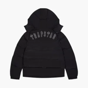 Irongate Detachable Hooded Puffer Black