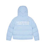 TRAPSTAR DECODED HOODED PUFFER JACKET 2.0 - ICE BLUE