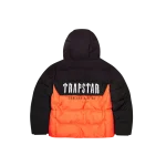 TRAPSTAR DECODED PUFFER JACKET - BLACK / ORANGE