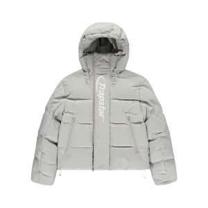 TRAPSTAR HYPERDRIVE TECHNICAL PUFFER JACKET - LIGHT GREY