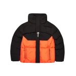 TRAPSTAR DECODED PUFFER JACKET - BLACK / ORANGE