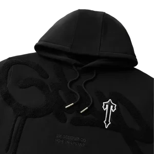 Black Trapstar Irongate T Hoodie