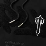 Black Trapstar Irongate T Hoodie