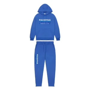 Trapstar Chenille Decoded 2.0 Hooded Blue Tracksuit