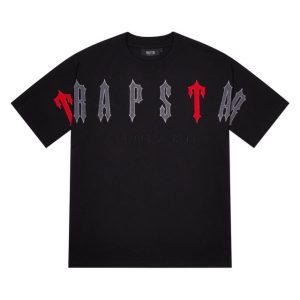 Black Red Arch Chenille Tee
