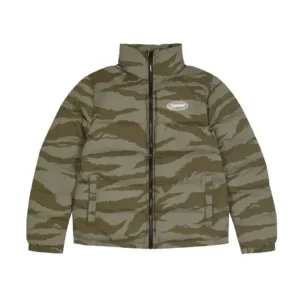 Trapstar Hyperdrive Camo Milti/green Puffer Jacket
