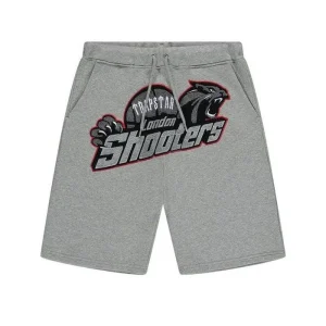 Trapstar Shooters Grey/red Shorts