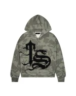 Trapstar TS Script Camo Hoodie