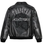 Trapstar X Avirex Leather Jacket