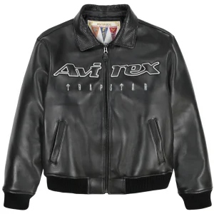 Trapstar X Avirex Leather Jacket