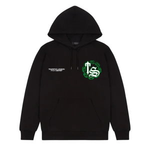 Trapstar Chain Script Black Hoodie