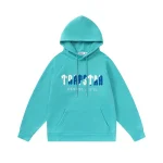 Trapstar Blue Logo Tiffany Blue Hoodie