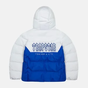 Trapstar Decoded Blue/white Puffer Jacket