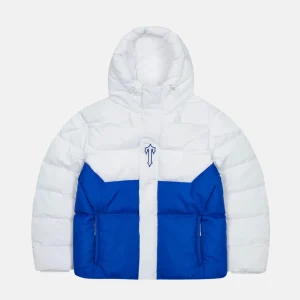 Trapstar Decoded Blue/white Puffer Jacket