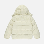 Trapstar Decoded Hooded Cream Puffer Jacket