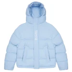 TRAPSTAR DECODED HOODED PUFFER JACKET 2.0 - ICE BLUE