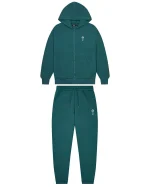 Trapstar Foundation Zip Through Teal Tracksuit
