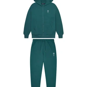 Trapstar Foundation Zip Through Teal Tracksuit