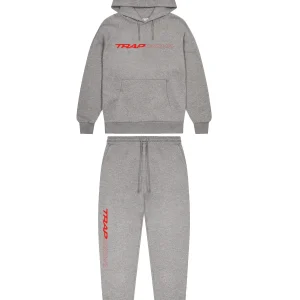 Trapstar Full Speed Grey/red Tracksuit