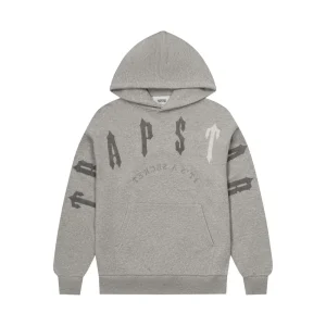 Grey Irongate Arch Chenille Hoodie 2.0