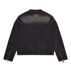 Trapstar Irongate T Panel Denim Washed Black Jacket