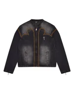 Trapstar Irongate T Panel Denim Washed Black Jacket