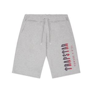 Trapstar London Oversized Decoded Grey Shorts