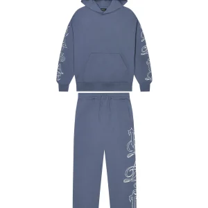 Trapstar Script Blue Tracksuit