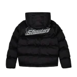 TRAPSTAR SHOOTERS HOODED PUFFER JACKET BLACK / REFLECTIVE