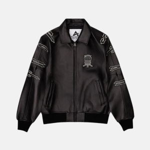 Trapstar X Avirex Icon Leather Jacket