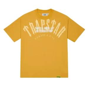 Trapstar X Cough Syrup Arch Yellow Tee